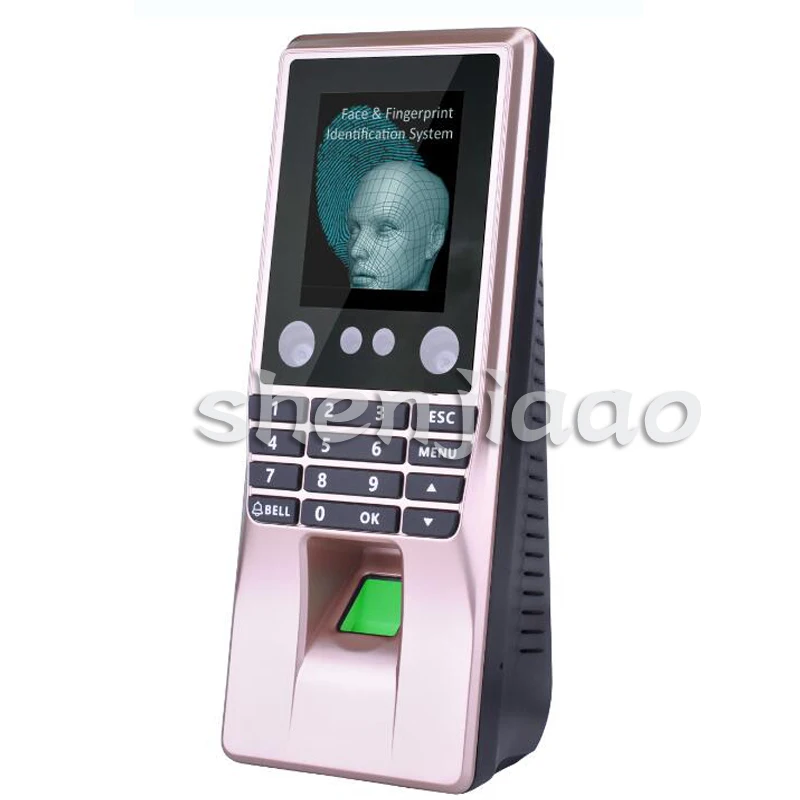 Mini sistema de scanner de controle de acesso para reconhecimento de impressão digital facial, leitor de código de sensor, máquina de reconhecimento de fechadura de porta, 1 peça