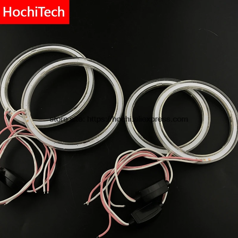 For audi A4 B6 2000 - 2006 COB Led day Light White  Cob Led Angel Eyes Ring Error Free Ultra bright
