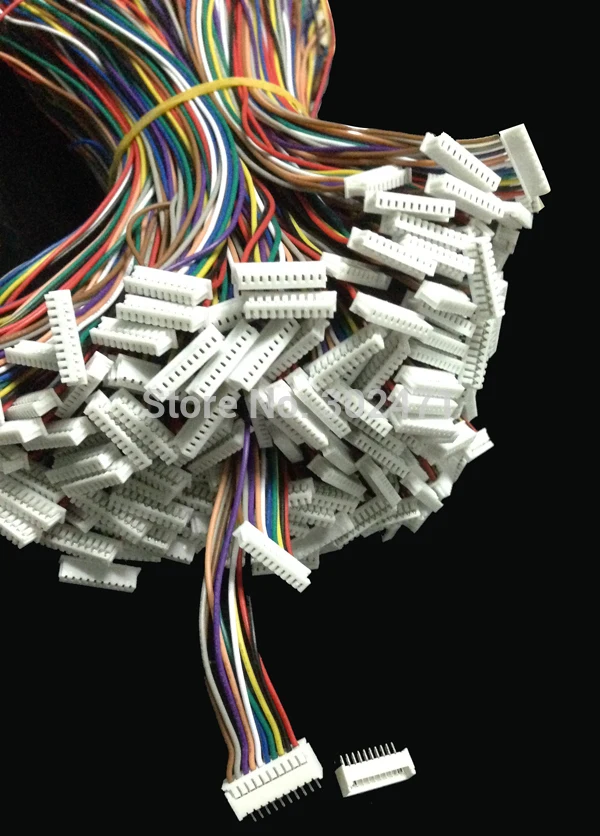 Mini. Micro 1.5 T--Pin Connector w/. Wire x 10 sets.10pin 1.5mm