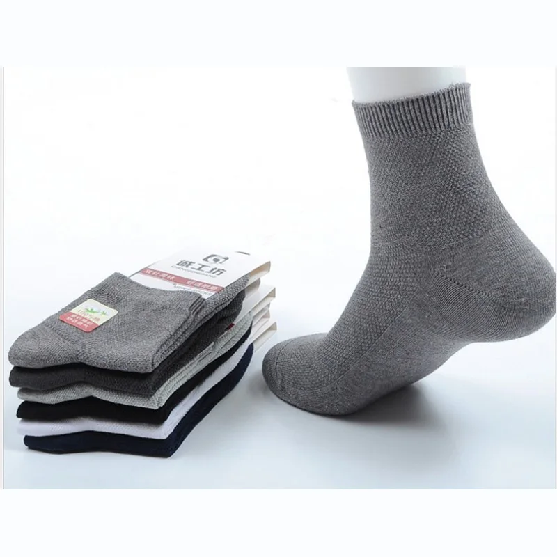 

new student young boy Socks Spring Autumn Fashion Cotton Soild Business Gentleman Dress solid sock 6pair/lot teenagers