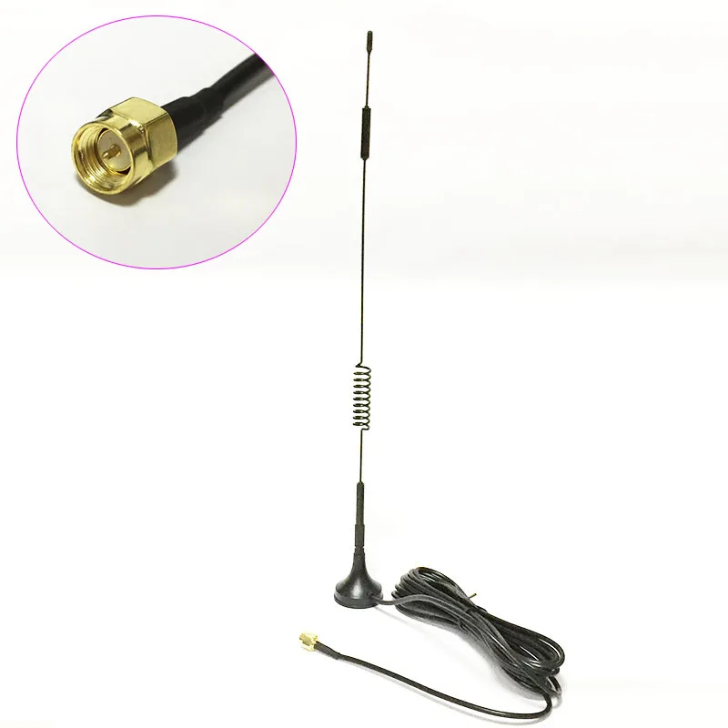 

1PC 433Mhz Wireless Module Antenna 10dbi High Gain Sucker Aerial 3M Cable SMA Male Connector for Ham Radio Signal Booster