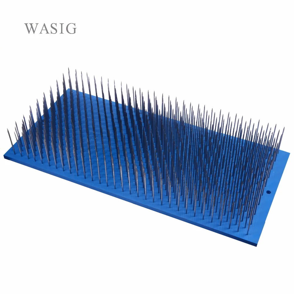 Hair Hackle 580 Teeth Stainless Steel Needles Hackles for Raw Hair Making Hair Bulk Hair Extensions Factory Use