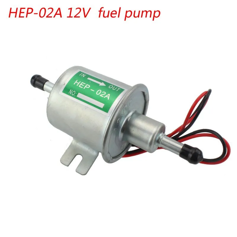 Electric fuel pump Car 12V diesel petro gasoline fuel pump fuel supply low pressure HEP-02A fuel pump types 12V sliver