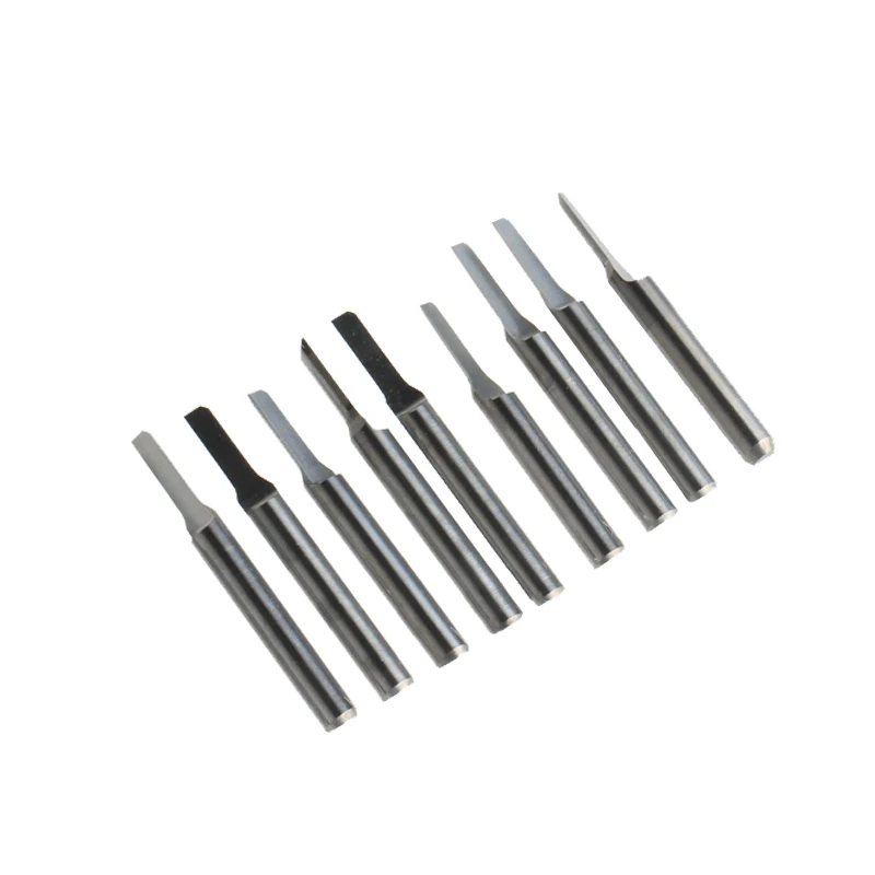 

10pcs 3.175*2.0*8mm Straight Cutters,Carbide Cutting Tools,Engraving Bit,CNC Router Bits,Tool Bit on PVC,Wood,Acryl,MDF