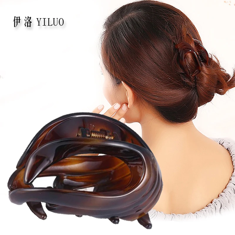 Women Headwear Simple Retro Hair Claw Cute Hair Clip For Girls Shower Vitnage Hair Accessories For Women