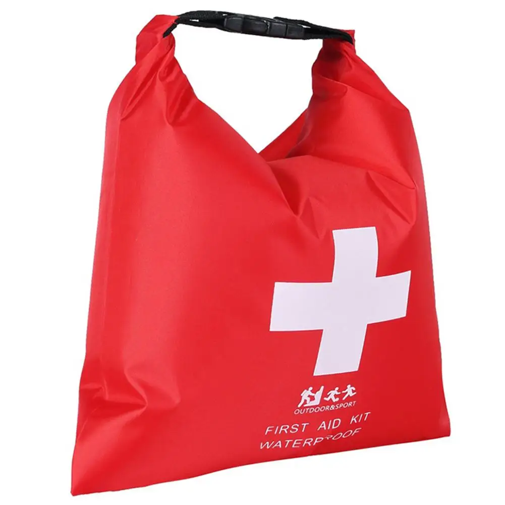 First Aid Supplies Storage Bag Portable Rubber Waterproof Dry Bag 1.2L Outdoor River Trekking Rafting Adventure