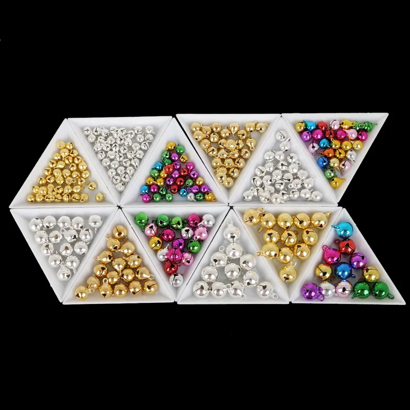 6/8/10/12/14 مللي متر النحاس فضفاض الخرز الصغيرة جلجل أجراس عيد الميلاد الديكور المعلقات Crafts بها بنفسك الحرف اليدوية اكسسوارات 20-100 قطعة/الوحدة #2