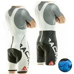 Racmmer Clothing Shorts Cycling Bib Shorts Men Mtb Bike Ropa Ciclismo Moisture Wicking Bicycle Riding Shorts 3D Gel Padded Pants