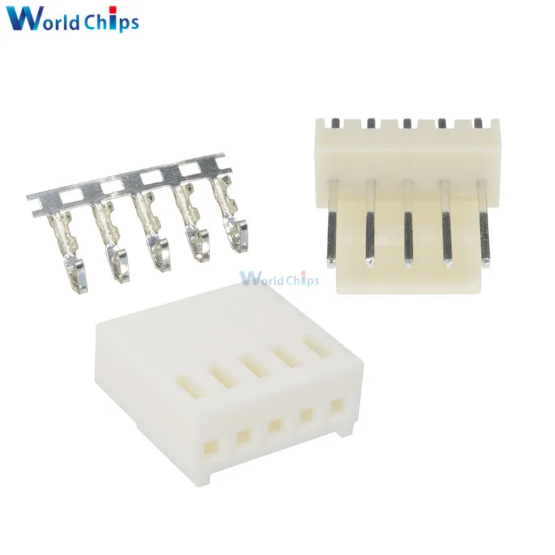 10PCS KF2510-5P 2.54mm Pin Header Terminal Housing Connector Kits