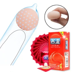 Penis Extender Condom Ball Soft Cock Ball for Penis Enlargement Normal Condom Penis Sleeve Reusable Condoms Beads Intimate Toys