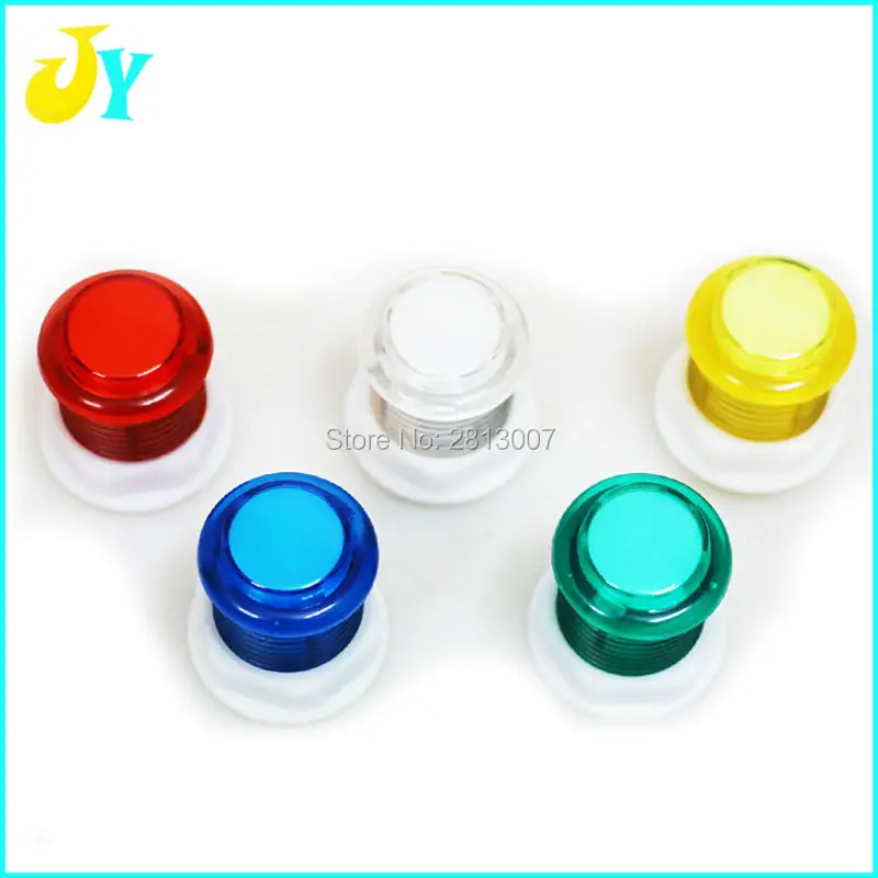 

10pcs/lot 24mm 5V LED Arcade Push Button With Build-in Microswitch For Raspberry PI & Jamma MAME DIY