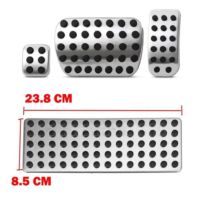 Stainless steel Car Pedal Pads Cover for Mercedes Benz V Class Vito Metris Viano W639 W447 Accessories Car Styling
