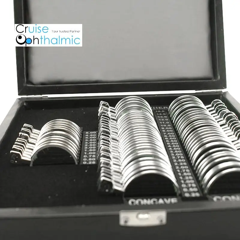 Imagem -03 - Optometric Trial Lens Grupo 68 Pcs 36 mm Aro de Metal Brilhante Estojo de Alumínio Navio da Polônia Mt68-a1 a1
