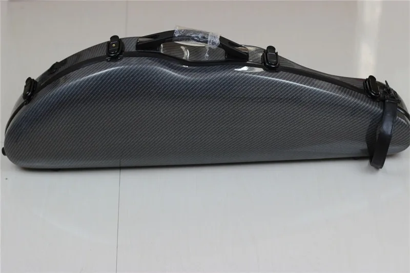 black   violin case 4/4 full size composite carbon fiber case with bow holders  can  choose  color