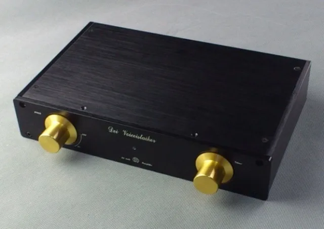 M2705 black All Aluminum chassis / DAC Decoder case / MBL6010 Pre-amplifier chassis/AMP Enclosure /case /DIY Box (265*52*171mm)