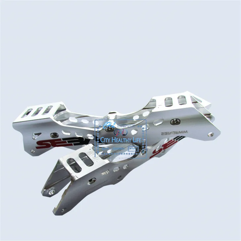 SEBA Plane Inline Skate Frame, 231mm 243mm, For FSK Slalom Braking Slide Skating Base, for SEBA HV IGOR KSJ PowerSlide RB Boot