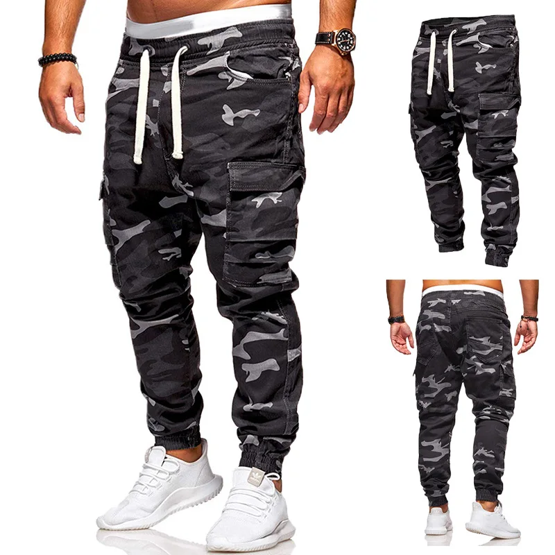 Coldker Herren Casual Cargo hose, Multi Taschen für die Arbeit Outdoor-Hosen Cosplay verwenden