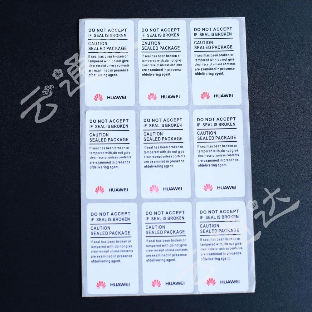 100 PCS/many advanced quality sticker huawei guarantee seal label stickers 45 x 25 mm free shipping