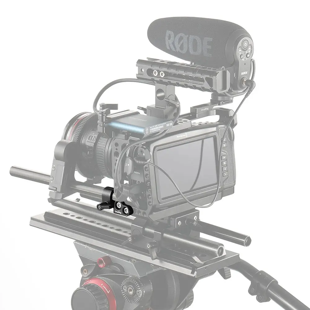 Abrazadera de varilla única SmallRig de 15mm para cámara de cine de bolsillo de diseño Blackmagic para BMPCC 4K Cage SmallRig 2203/2255/2254 - 2279