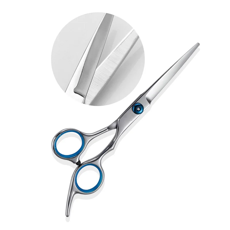 6 inch Cutting Thinning Styling Tool Hair Scissors Stainless Steel Salon Hairdressing Shears Regular Flat Teeth Blades