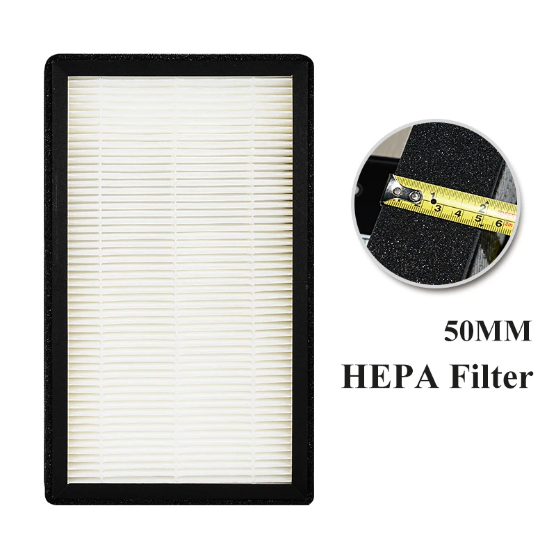 Filter Replacement for Air Purification Box with Actived Carbon Metal Purifier High Efficient Hepa Filter to Remove PM2.5