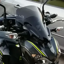 High Quality Smoke Black Windshield Wind Deflectore Windscreen Motorcycle For Kawasaki Z900 2017 2018 Modification