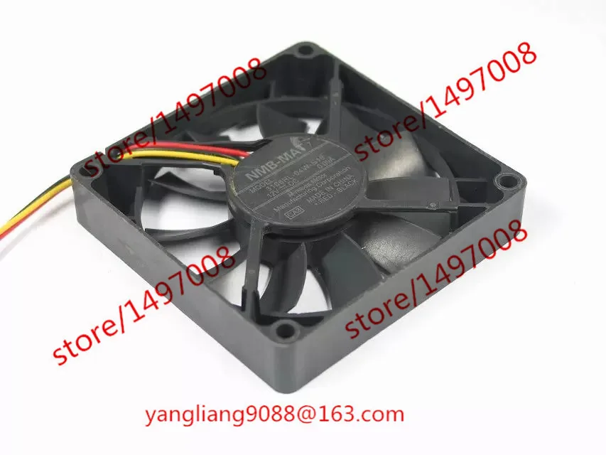 

NMB-MAT 3106RL-04W-S19 CA1 CA3 DC 12V 0.09A 3-Wire 80x80x15mm Server Cooling Fan