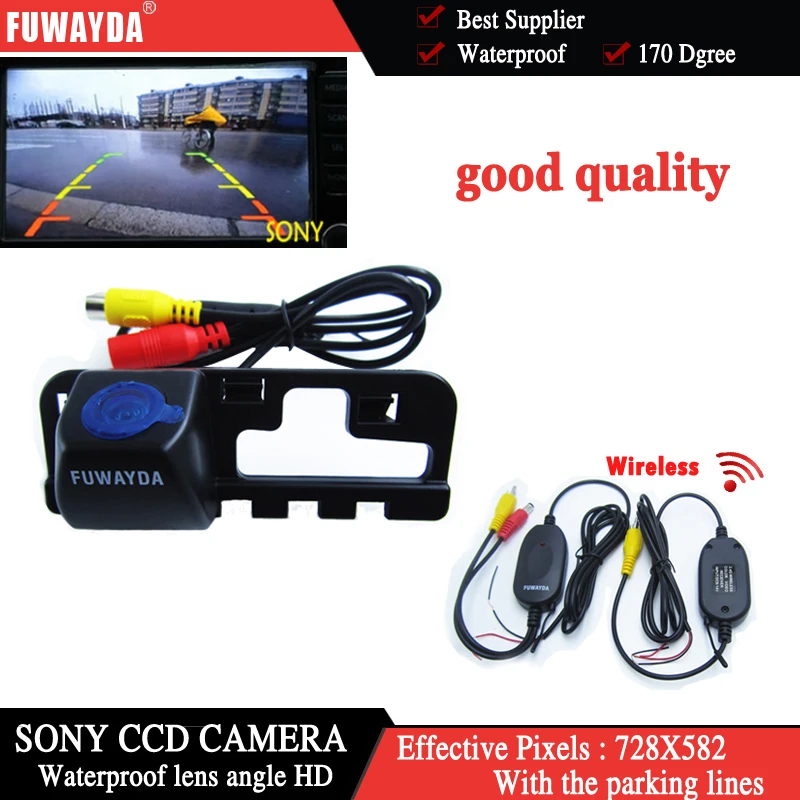 

FUWAYDA Wireless For SONY CCD Car Rear View Reverse Parking Back up Safety Kits CAMERA for Honda CIVIC 2006 2007 2008 2009