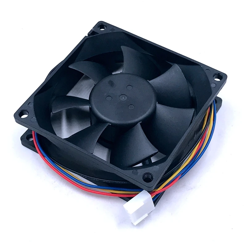 SXDOOL New 80mm 12V Pwm Cooling Fan 4Pin 8cm Dual Ball Bearing 0.12A 3300RPM Silent Quiet,for Computer PC Case