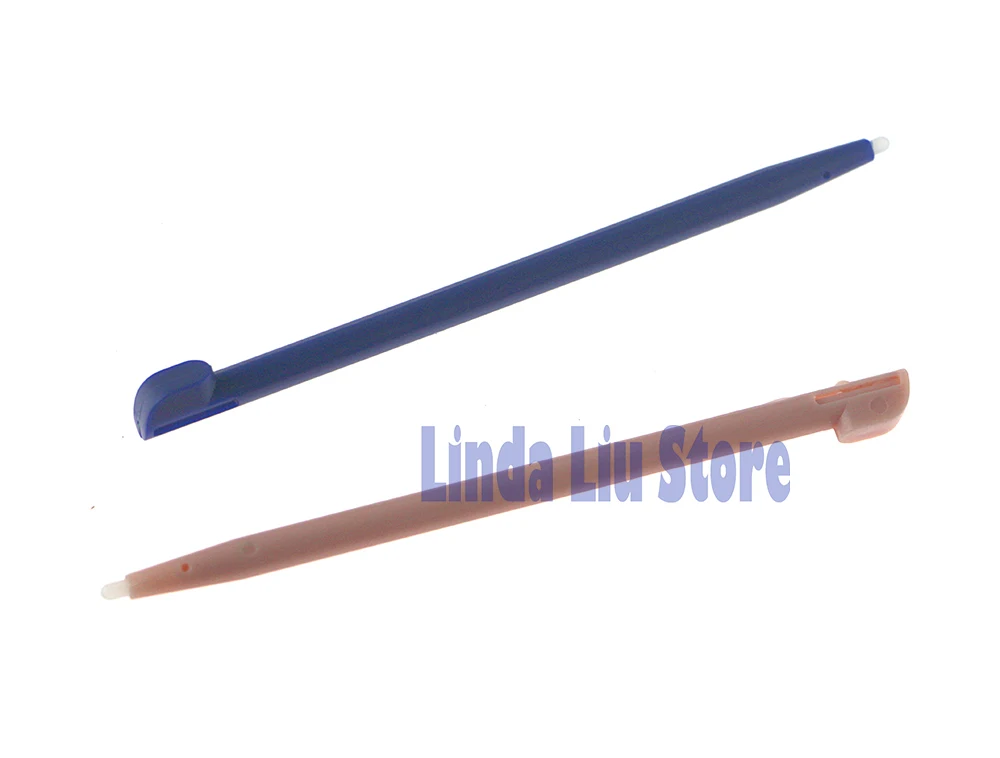 10pcs/lot game console mobile Touch pen for 2DS slots hard plastic stylus black red blue white