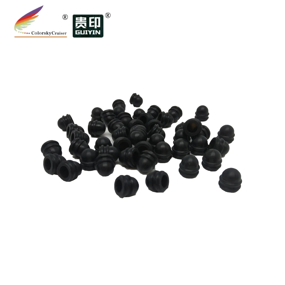 (H-10) rubber fill hole plug for HP inkjet cartridges without printhead 7*7mm (1000pcs/lot) 0.12g/pc