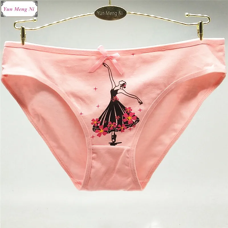 New Style 5Pcs/Lot Hot Selling Cotton Sexy Panties Women's Underwear Fashion Printed Briefs 89177