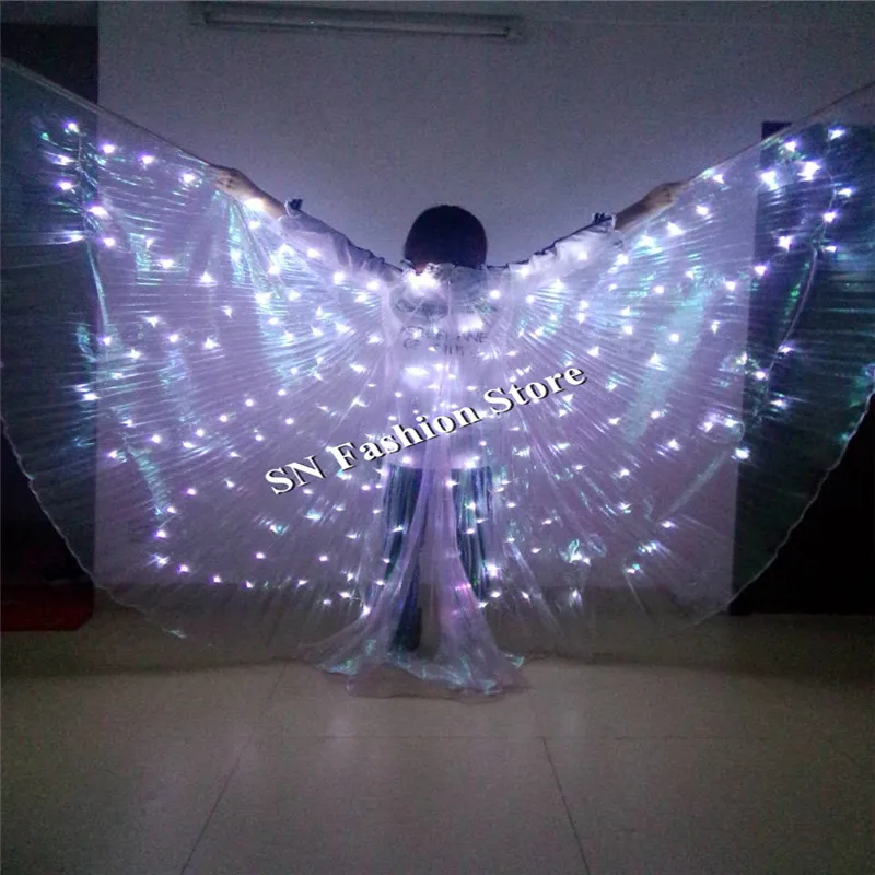 PF899 dance wear Led light stage clothes luminous costumes suits ballet party princess wedding bellydance music sj show dress