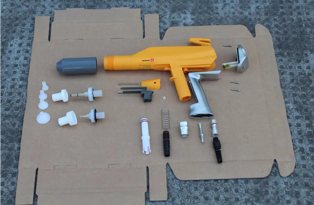 Imagem -03 - Carcaça de Pistola para Pistola Pulverizadora de Revestimento em pó Manual Eletrostática Gema Optiflex