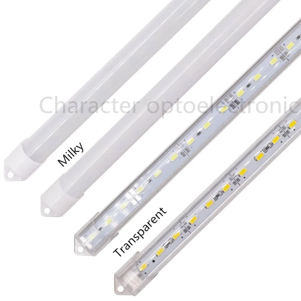 20Pcs 50cm DC12V SMD 5630/5730 LED Rigid LED Strip Bar Light+pc cover LED Bar Light tube (warm white / cool white)