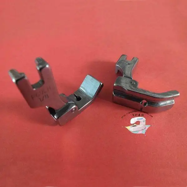 2PCS Industrial flat car sewing machine cloth roll rope embedded lead P69LH presser foot HINGED PIPING FEET