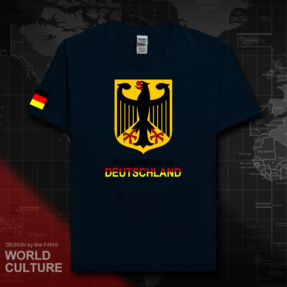 Germany Deutschland t shirt man jerseys 2018 t-shirt cotton nation team tee 100% cotton sporting meeting fans fitness tees 20