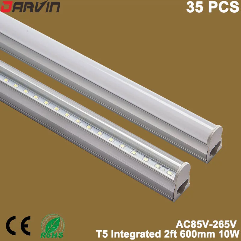 

Led Tube T5 2 feet 600mm 10W Led Lights Lamp Integrated Fluorescent Light AC85-265V 110V 220V Lamp, Free Shipping