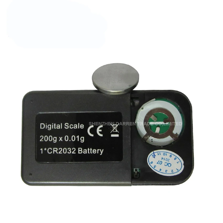 Mini báscula digital precisa, 200G, 0,01G, LCD, retroiluminación, báscula de peso para joyería, oro, plata, Tesoro, 1 unidad