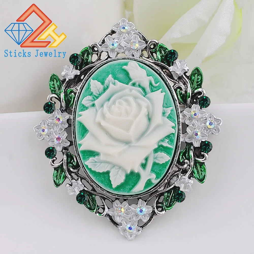 Brooches For Women Vintage Large Brand Fashion For Wedding Bouquets Flower Brooch Luxury Jewelry