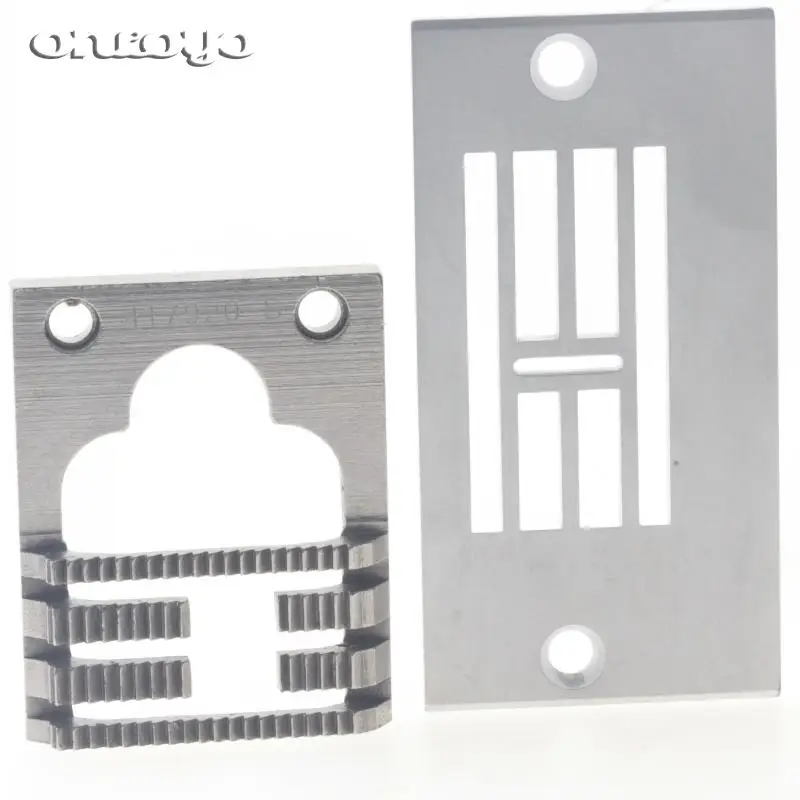 Industrial Sewing Machine Spare Part Needle Plate 503682 And Feed Dog 411308 For Singer 457G Zigzag Machine