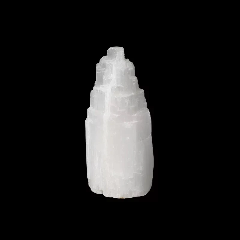 10cm Natural quartz crystal selenite lamp reiki healing home decor mineral specimen collection