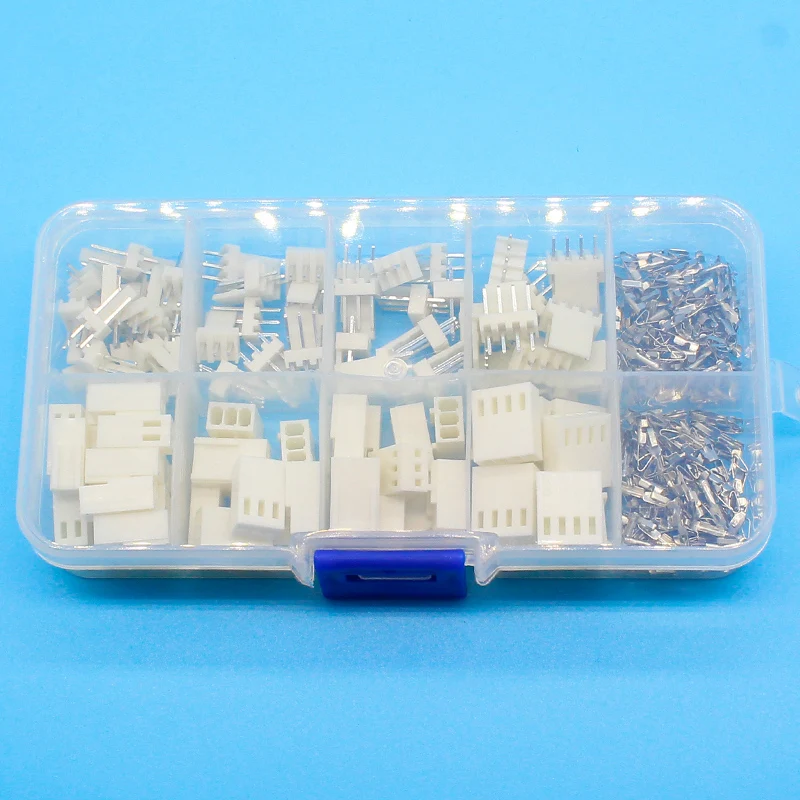 KF2510 Kits 50 sets Kit in box 2p 3p 4 pin 2.54mm Pitch Terminal / Housing / Pin Header Connectors Adaptor