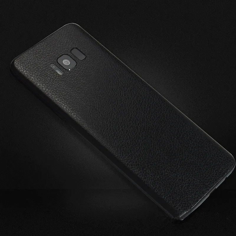 Luxury DIY Leather Skin Sticker Wrap Skin Back Paste Film For SAMSUNG Galaxy S21 Ultra Note 20 S10+ S10e S9 S8 Plus Note 10+ 9 8