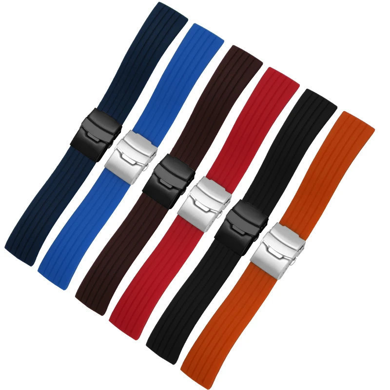 Wasserdichte gummi sport uhr strap geeignet für CASIO PRG-600YB-3 PRG-650 PRW-6600 24mm silikon armband