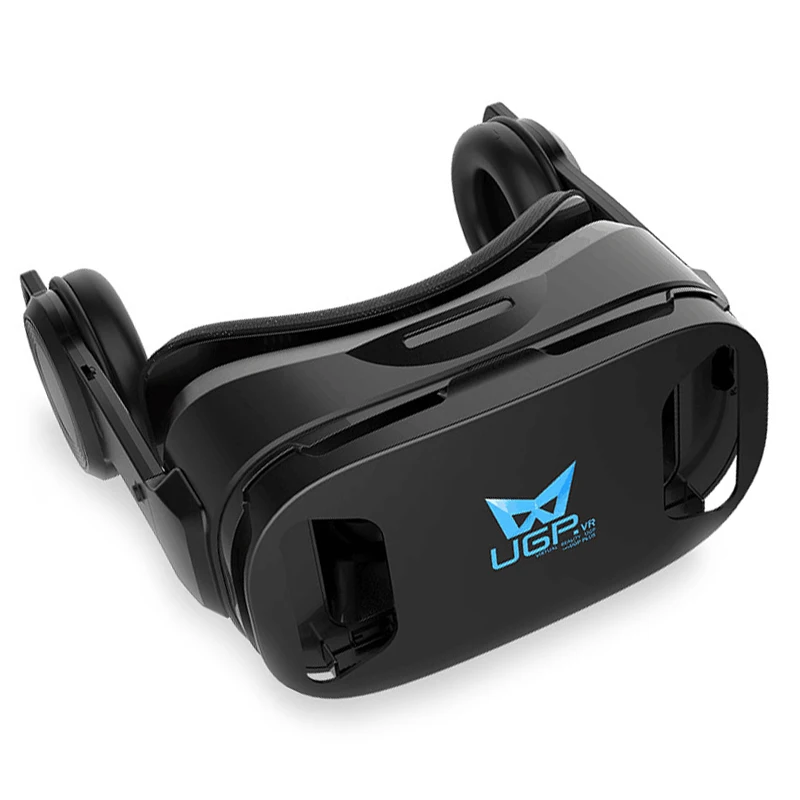 UGP U8 VR Glasses 3D Headset version IMAX Virtual Reality Helmet 3D Movie Games With Headphone 3D VR Glasses optional controller