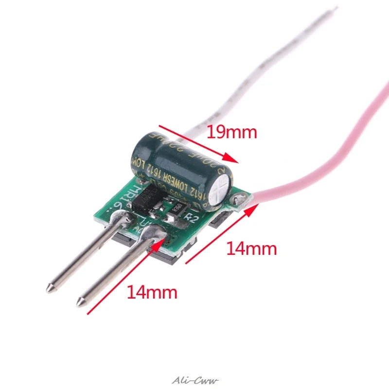 2018 1-3W MR16 Low Voltage Power Supply LED Driver Convertor Transformer Constant Current 300mA DC 12V 50000h Lifespan