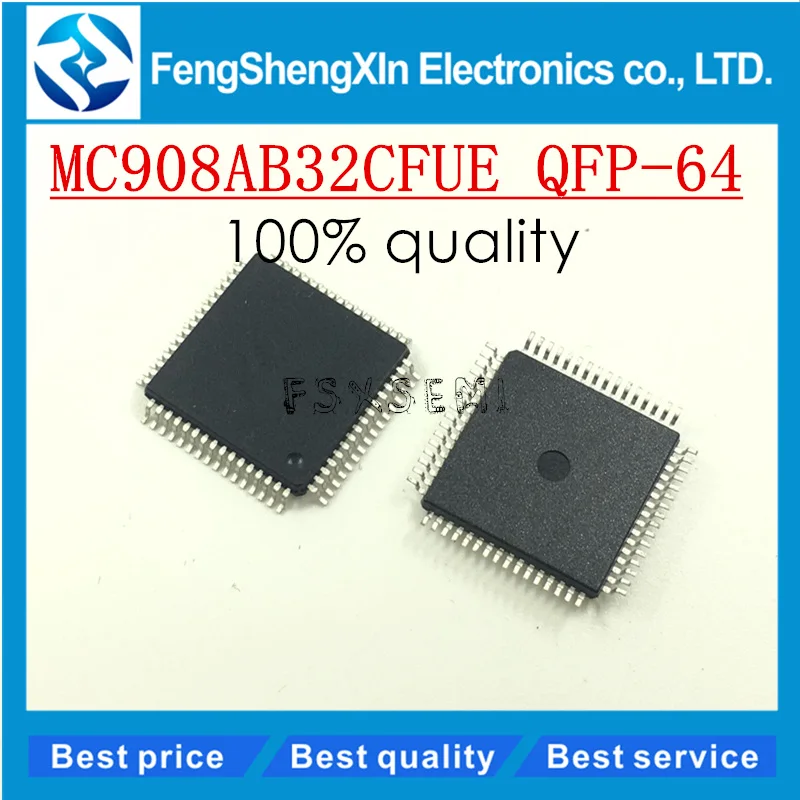 

5pcs/lot New MC908AB32CFUE MC908AB32 QFP-64 Microcontrollers IC