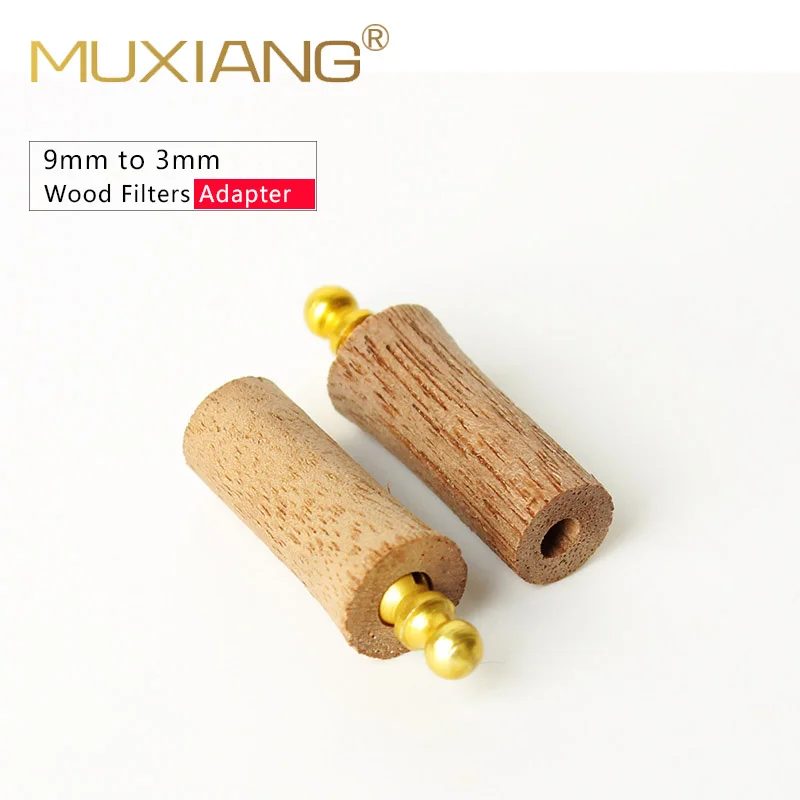 MUXIANG 10 Pcs/lot Wood 9mm to 3mm Metal Filter adapter Smoking Pipe Accessories Filter Changer Swift PVA/SAP Transvert fg0011