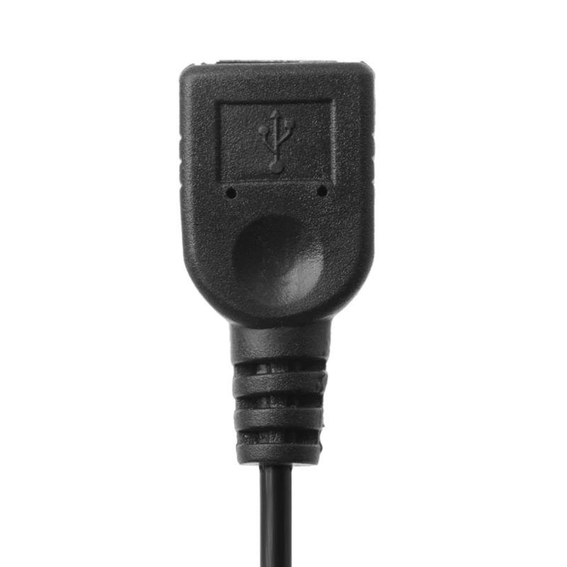 1ชิ้นUSB 2.0หญิงแจ็ค2ขา2สายค่าใช้จ่ายพลังงานสายเคเบิ้ลเชื่อมต่อDIY 30เซนติเมตร